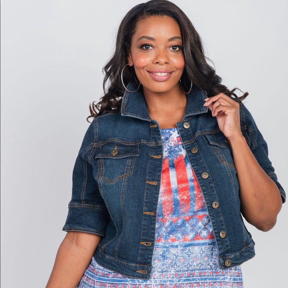 Awesome jean jacket! One World